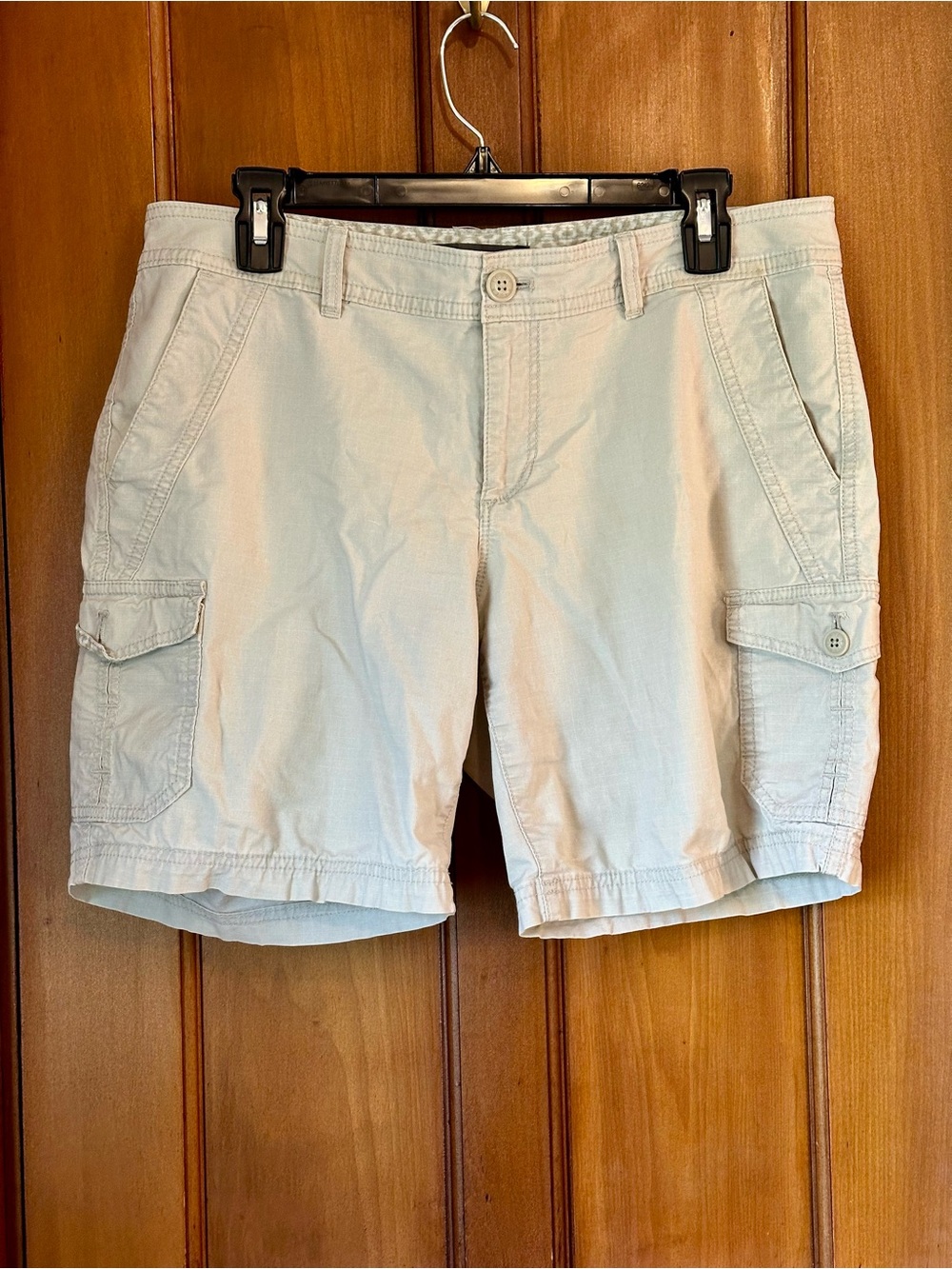 Women’s Cotton Cargo Shorts - Light Beige/Khaki